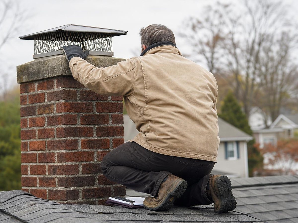 Spruce Chimney Cleaning work in Abington